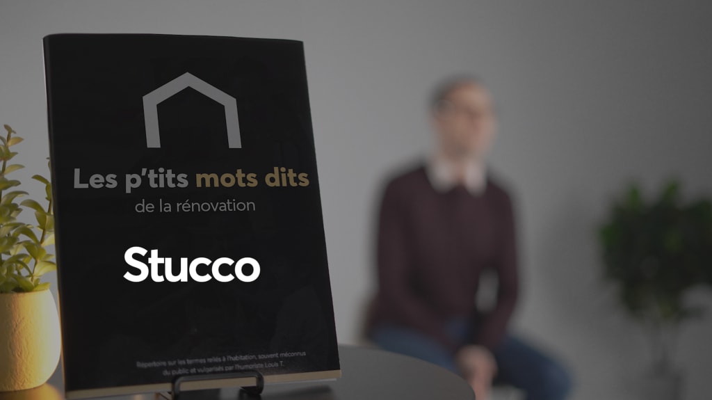 Capsule vidéo sur le stucco, un matériau de revêtement utilisé en construction