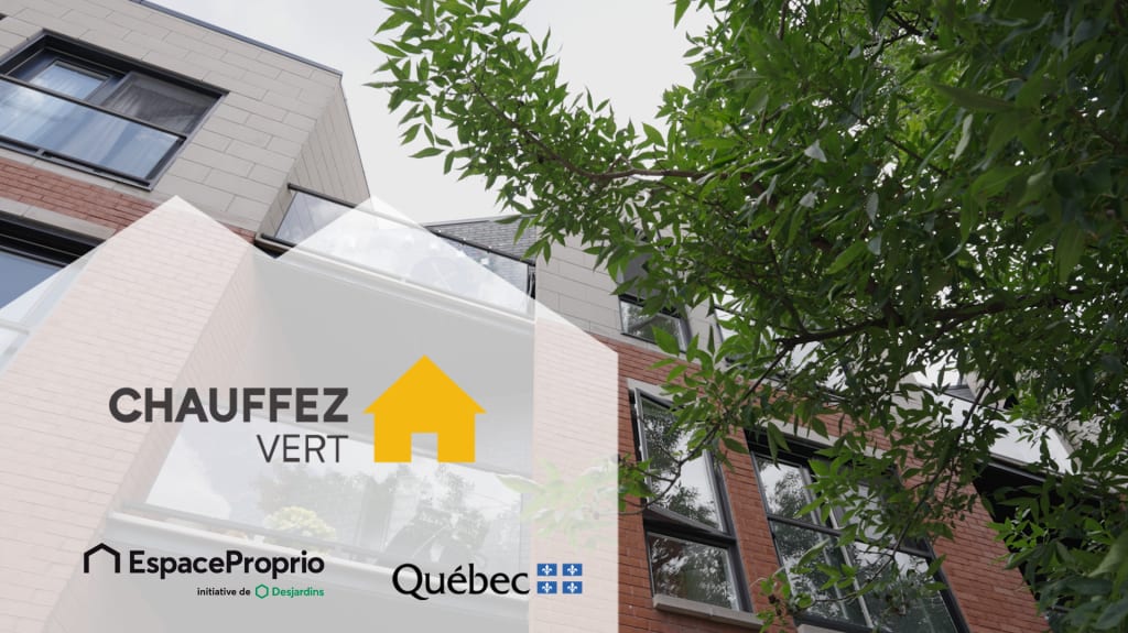 Vidéo de présentation du programme gouvernemental Chauffez vert, destiné aux propriétaires désirant changer leur système de chauffage au mazout ou au gaz propane pour un système fonctionnant à l'électricité ou avec une autre source d'énergie renouvelable.