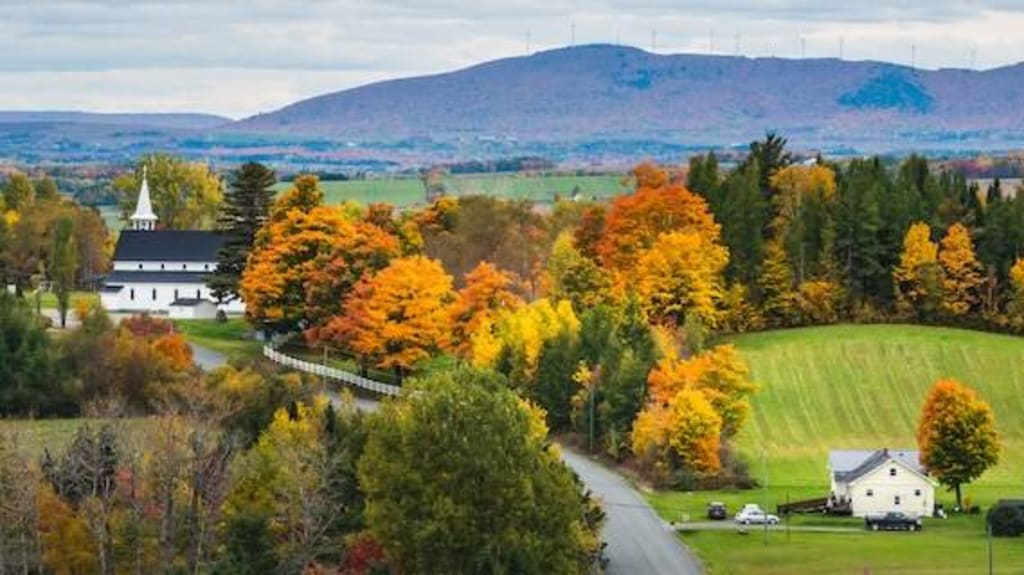 A rural landscape in autumn