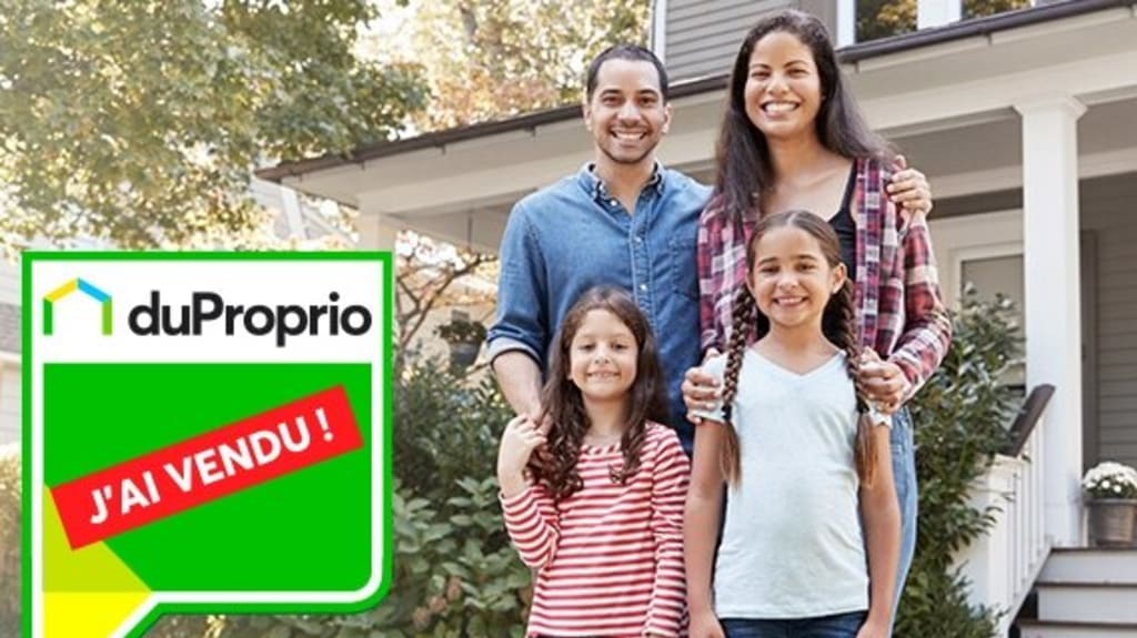 Famille qui a vendu avec DuProprio