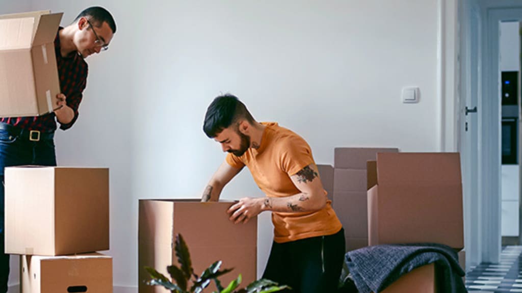 Common-law couple planning their move after selling their house