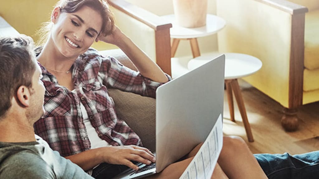 A couple is preparing financially to buy a house
