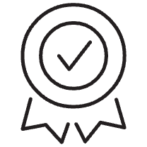 Logo d'une médaille pour la catégorie service sans frais et accessible