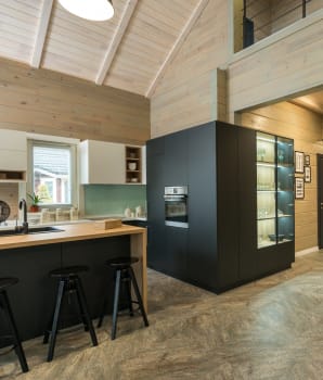 Meuble multifonctionnel dans une cuisine