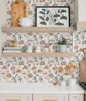 Papier peint fleuri Wellpapers