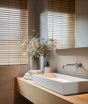 Bathroom blinds