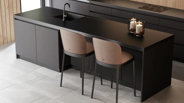Cuisine moderne noire