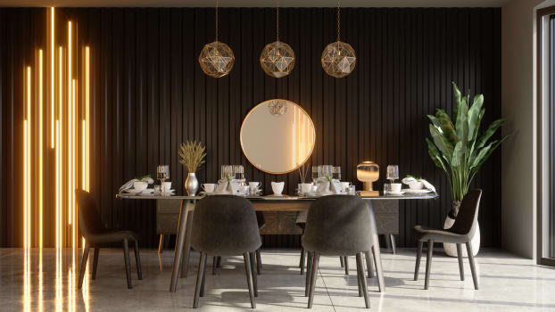 Metal accessories for the dining room