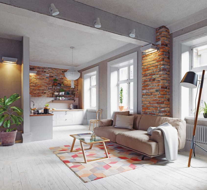 Modern condo in a Montreal urban setting