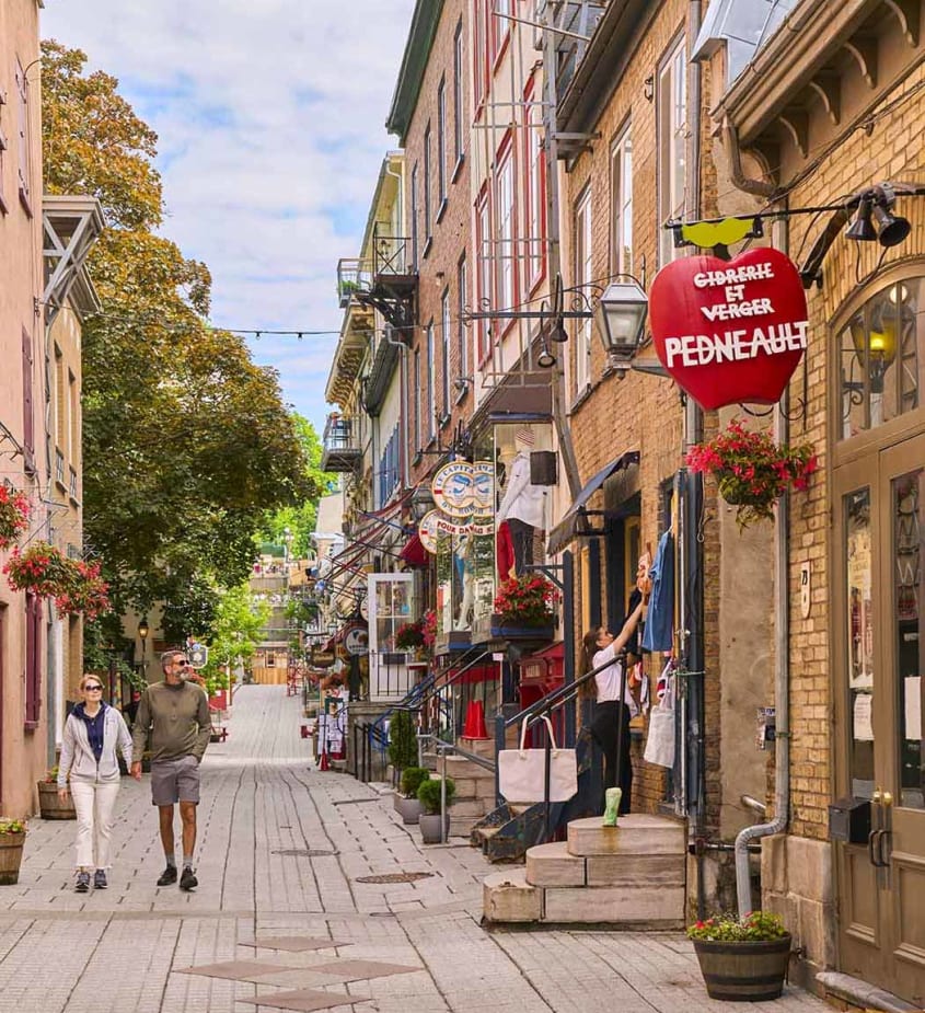 Rue du Petit-Champlain et ses boutiques