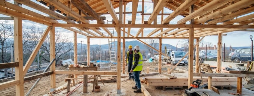 Construction d'une maison neuve