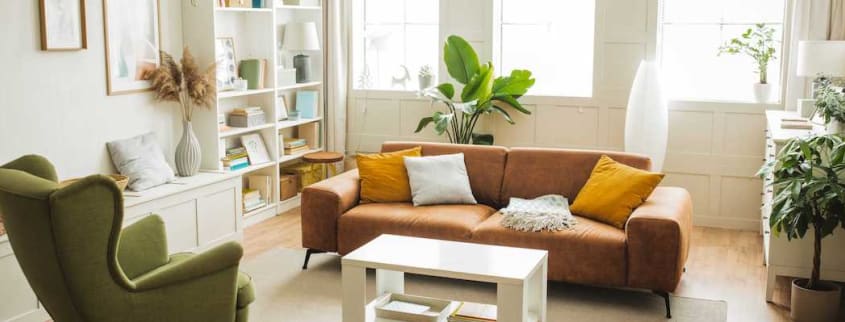 Salon moderne dans un appartement