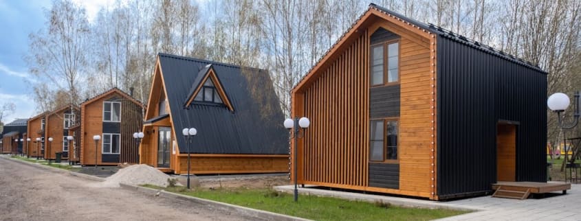 Neighbourhood of tiny homes