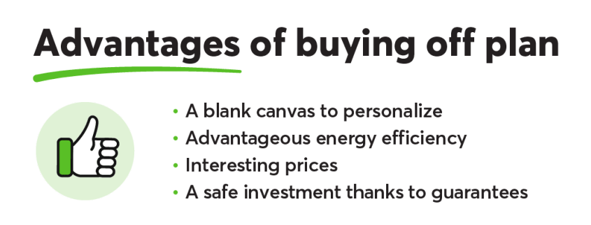 Advantages of buying off plan
