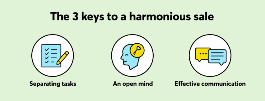 3 keys to a harmonious sale