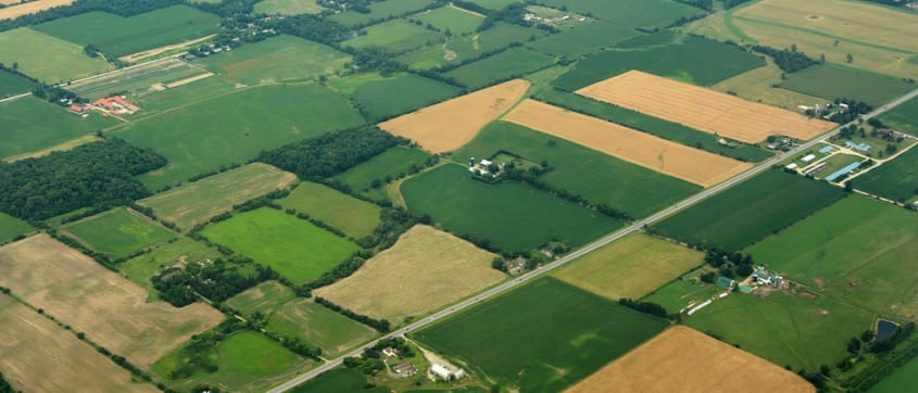 Délimitations de terres agricoles