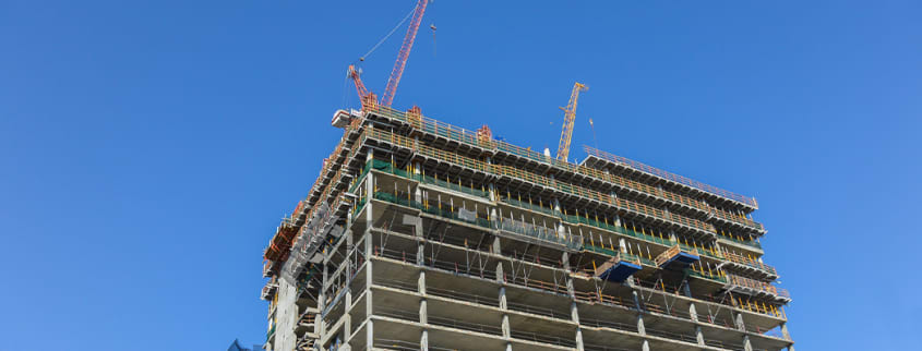 Construction of a new condo building