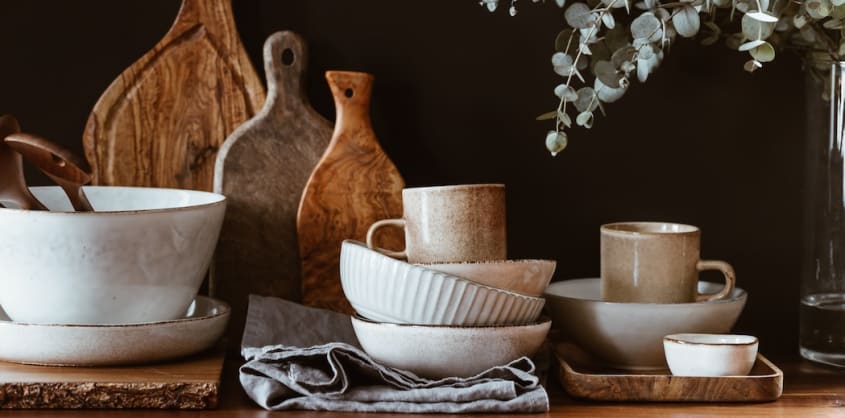 Ensemble de vaisselle en céramique vintage