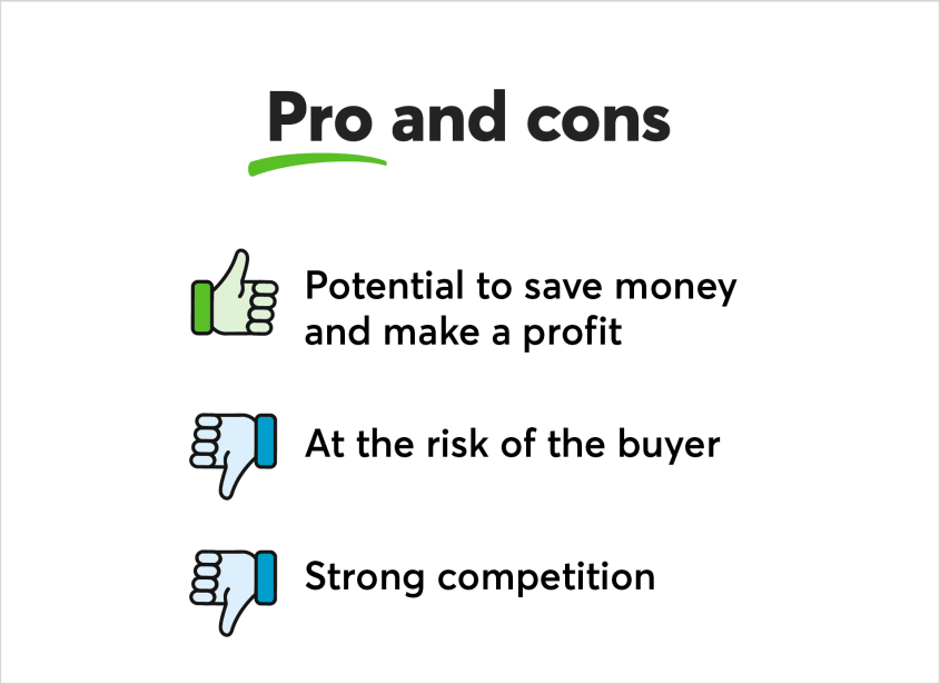 Pro and cons of buying a foreclose property