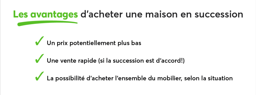 Les avantages d'Acheter une maison en succession