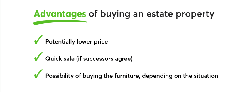 List of advantages of buying an estate property