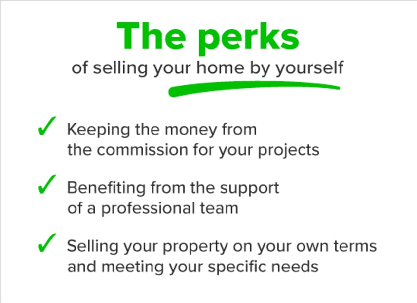 List of perks of selling your home by yoursel