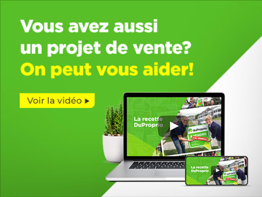 Un projet de vente? On peut vous aider.
