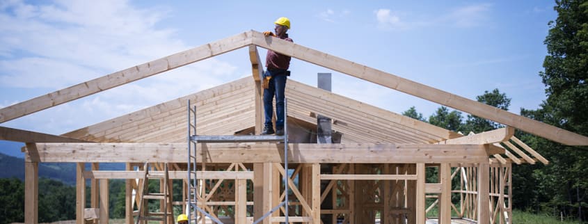New house under construction
