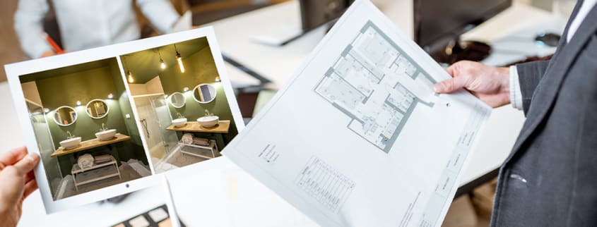 Plan et inspiration pour la rénovation d'une salle de bain