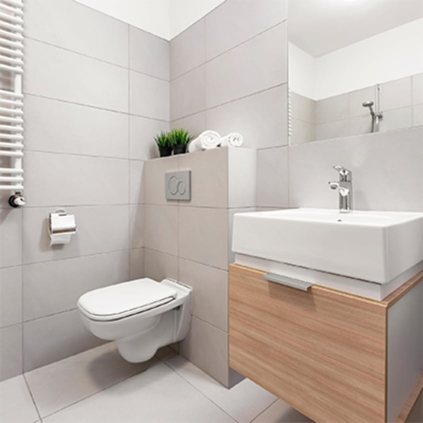 Toilette double chasse