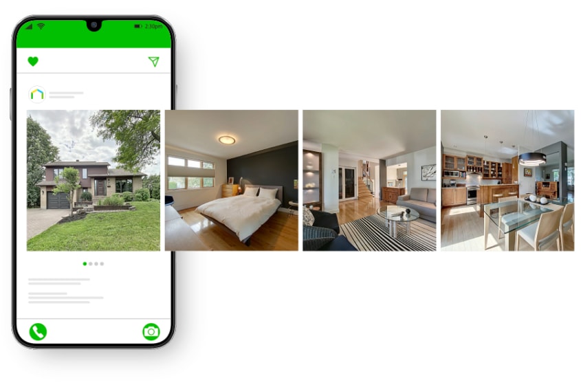 Exemple de publication Instagram de propriété à vendre
