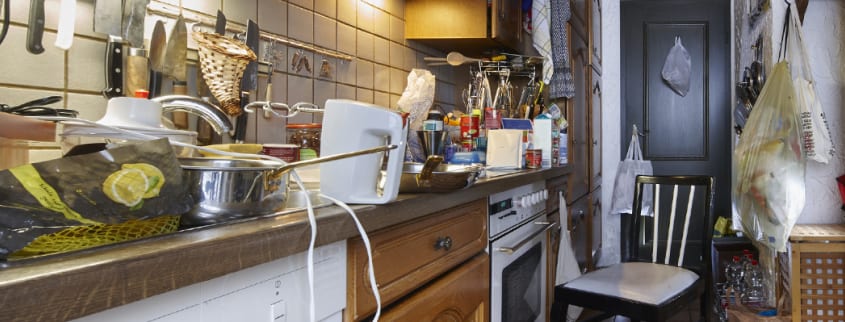 Cuisine encombrée